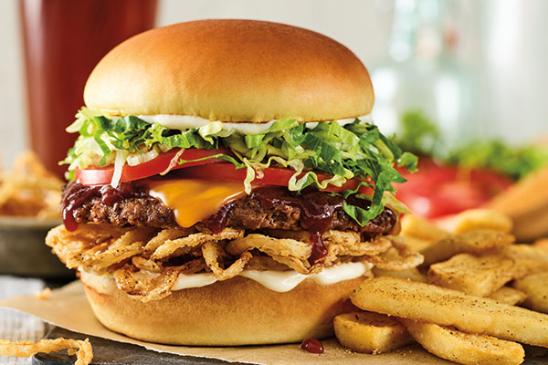Whiskey River BBQ Burger